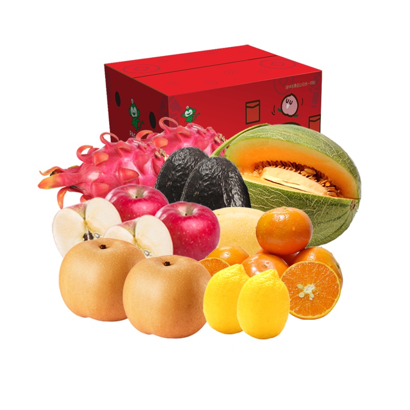 百果园公司 沉鱼落雁水果套餐 约9kg