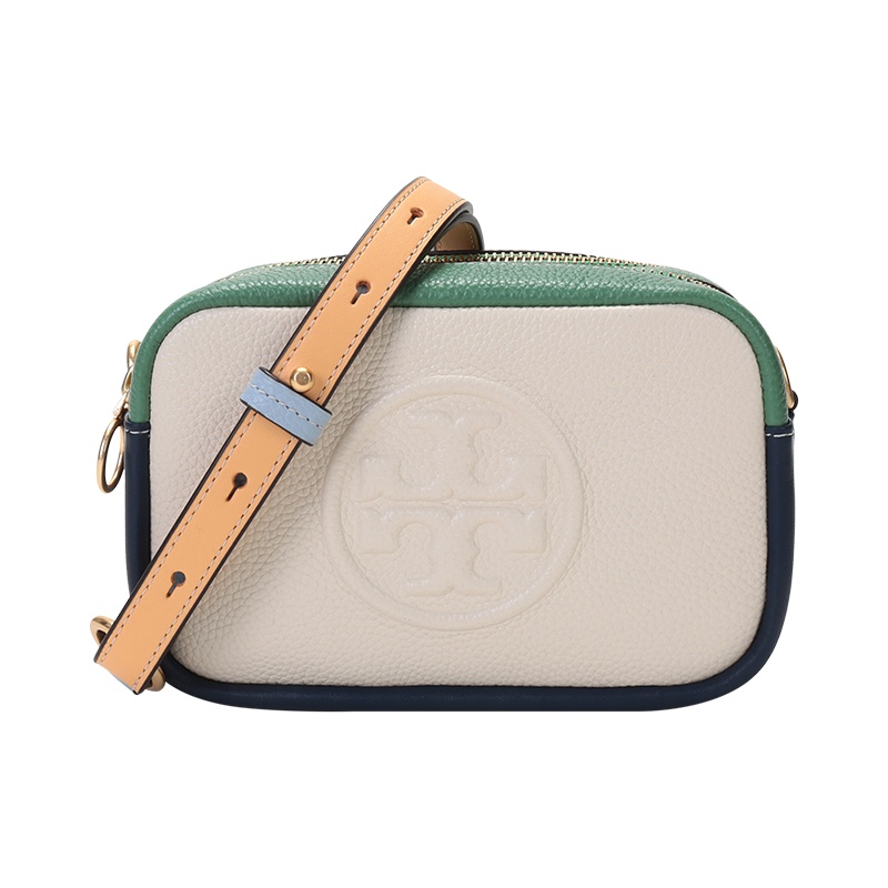 托里·伯奇 TORY BURCH TB女包 PERRY系列 荔枝纹皮革单肩斜挎包相机包迷你款 81811