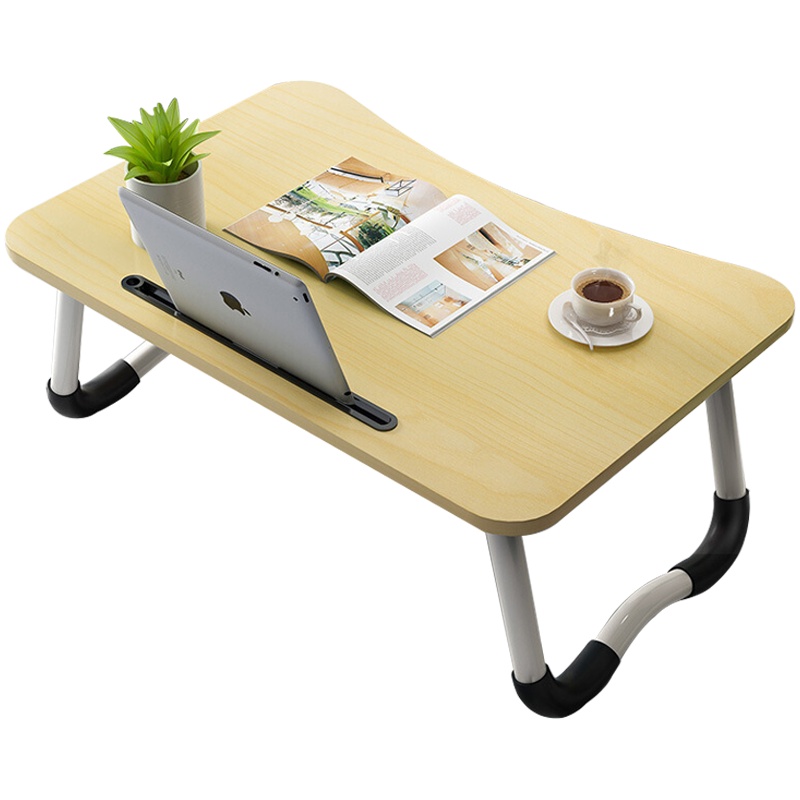 三圣 简约现代客厅书房家具人造板折叠笔记本电脑桌床上用小桌子宿舍寝室懒人简约书桌学习桌