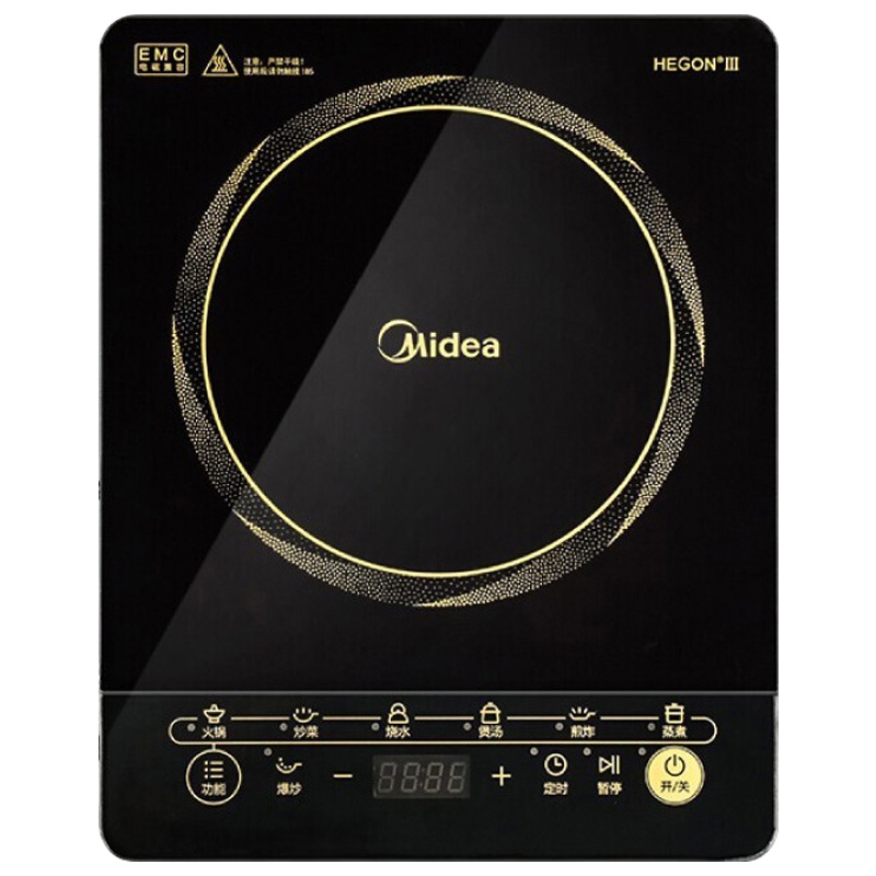 美的新品多功能大功率触摸电磁炉家用电炒锅C21-HT2117HM 1