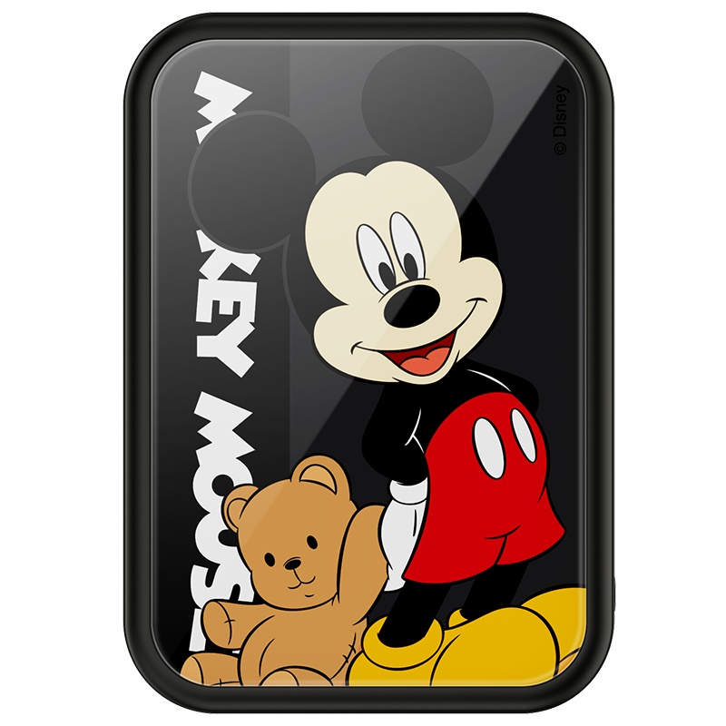 优加迪士尼充电宝小巧便携镜面卡通可爱迷你创意女生10000毫安快充大容量适用于苹果安卓华为手机充电宝移动电源