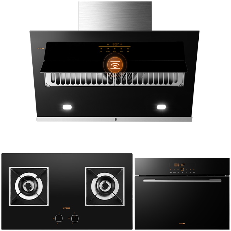 方太(FOTILE)烟灶联动抽油烟机燃气灶 油烟机灶具蒸烤烹饪机套装 风魔方JQD10T+HC86BE+ZK-T1