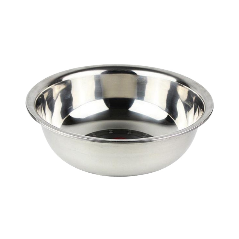 今创(jinchuang) 无磁不锈钢1.3厘加深反边斗盆50cm家用洗菜洗水果揉面多用盆餐厅洗碗盆