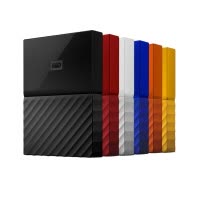 西部数据（WD）My Passport 4TB 2.5英寸 闪耀白 移动硬盘 WDBYFT0040BWT-CESN