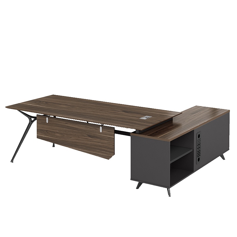 鑫金虎 办公家具总裁单人办公桌简约现代中班大班台经理主管桌办公家具老板桌