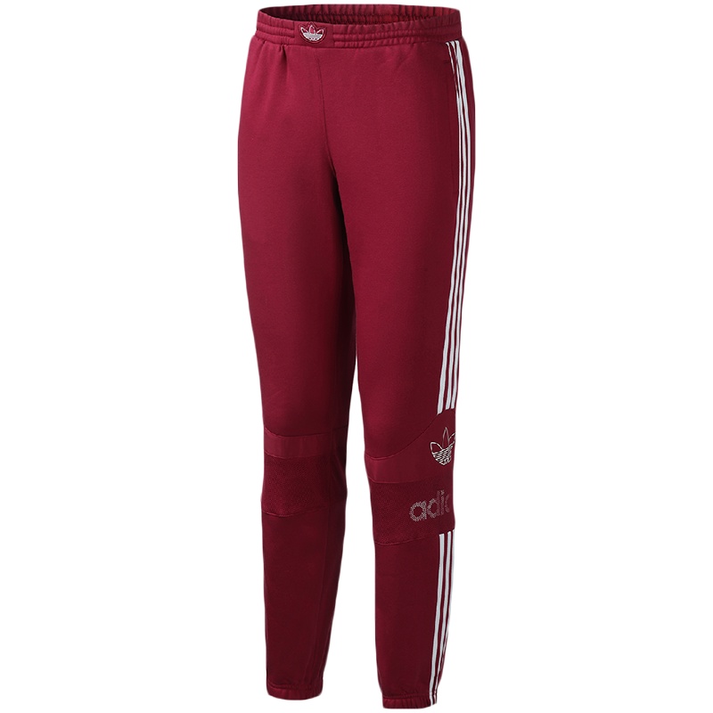 adidas阿迪达斯三叶草男装运动服休闲细绒针织长裤ED7118