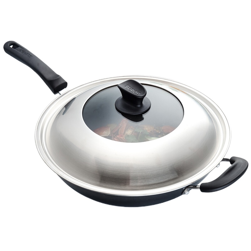 苏泊尔臻不粘易洁炒锅PC34F2