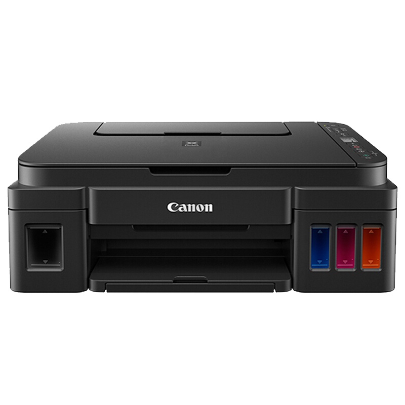 佳能(Canon)G3810 可加墨彩色多功能无线打印一体机(打印/复印/扫描/作业打印/照片打印机 Wifi )