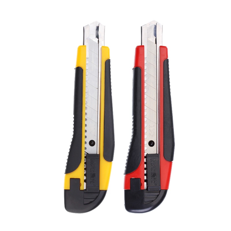 晨光(M&G)ASS91315大号美工刀 2个 金属裁纸刀 金属切割刀 切纸刀壁纸刀 办公用品 剪/刀/尺