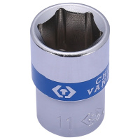 藍帶 1/4"DR.手动标准六角套筒 233511M