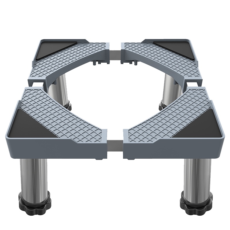 MS 波轮滚筒洗衣机底座托架置物架 加固防震静音增高23CM立柱 加粗巨脚防移动洗衣机支架 干燥防生锈易清洁