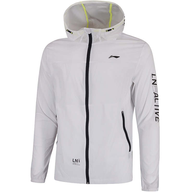 李宁男子运动夏季薄款风衣