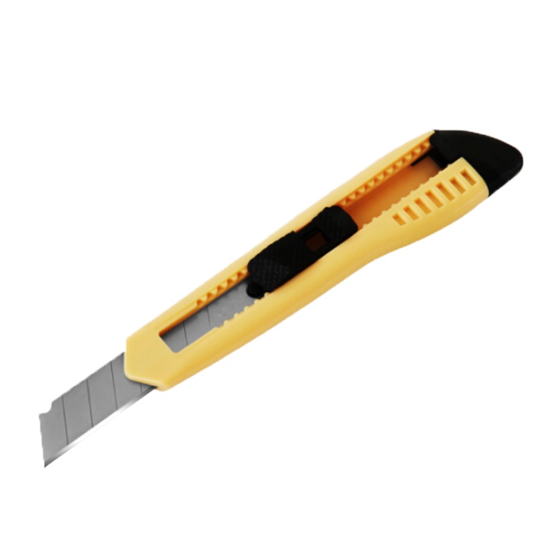 得力 2003 大号通用美工刀/裁纸刀 手动锁定 颜色随机 （三把装）