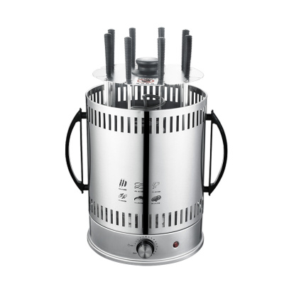 帅人(sazn)电烧烤炉烤串机 家用无烟自动旋转烧烤炉室内电动小型烤