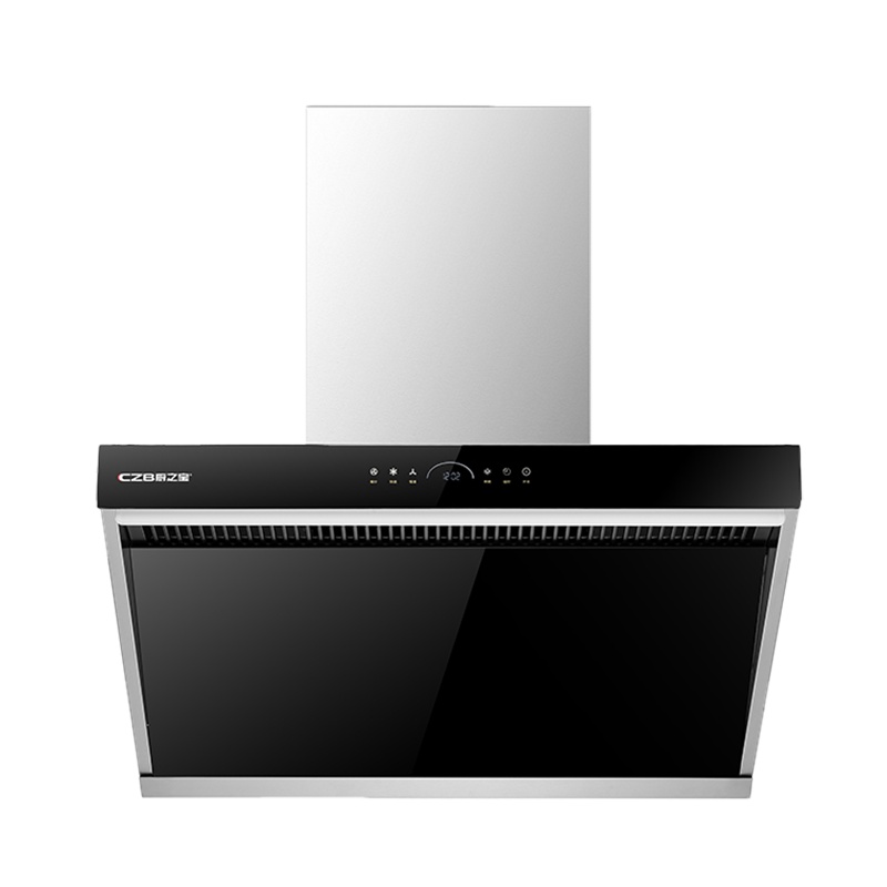 厨之宝18m³爆炒风量侧吸油烟机D200宽幅拢烟智能感应触控，家用大吸力进吸式免洗风轮单烟机