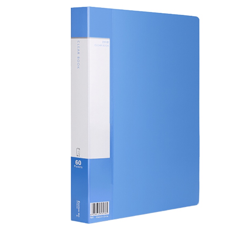 齐心 PF60 资料册 60袋 A4 办公文具整理收纳用品