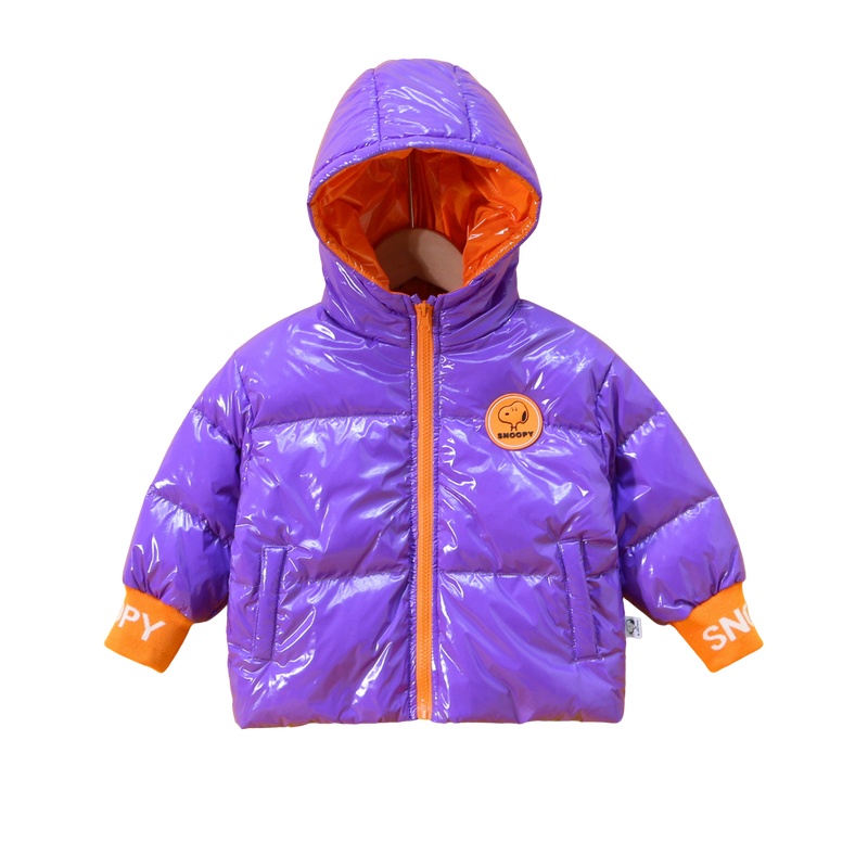 史努比(SNOOPY)新款儿童羽绒服中小童宝宝加厚羽绒服男女童印花保暖外套AF016