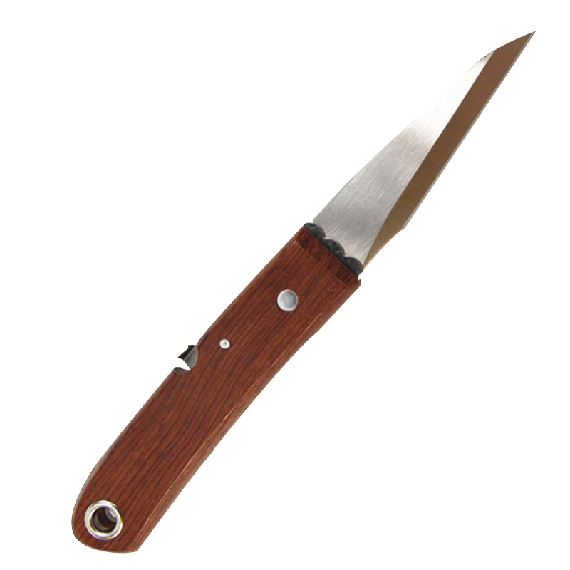 海斯迪克 gnjz-3505 园林工具芽接刀 锋利木夹把果树嫁接器 接木刀具 苗木枝接芽嫁接剪 折叠嫁接刀