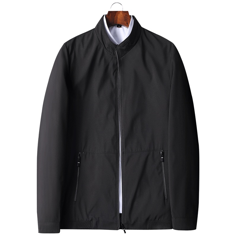 雅鹿男装新品首发商务休闲时尚纯色舒适男式夹克YL-QX20633