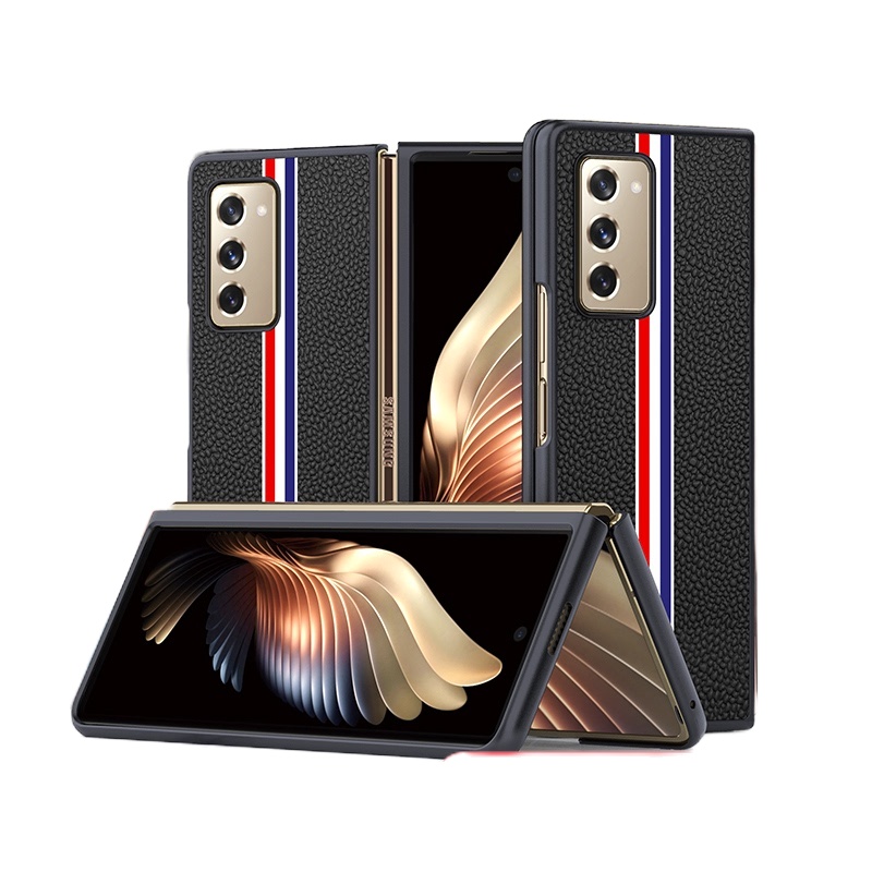 VMONN三星w21手机壳真皮galaxy fold2原装折叠屏w2021保护套超薄5g限量版sm-f9160皮套z