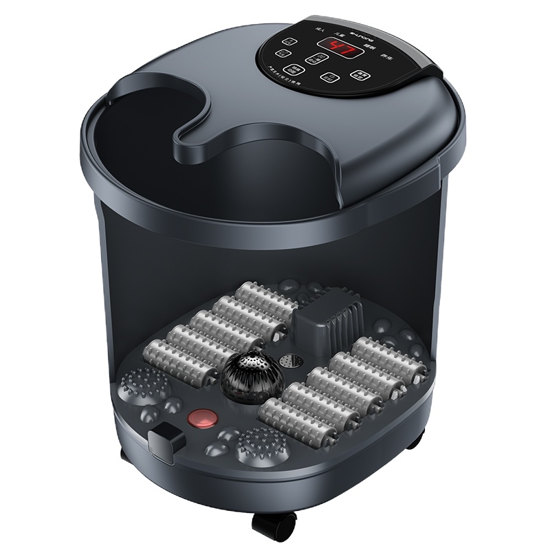 妙绝伦足浴盆泡脚桶加热家用小型按摩恒温足疗洗脚盆