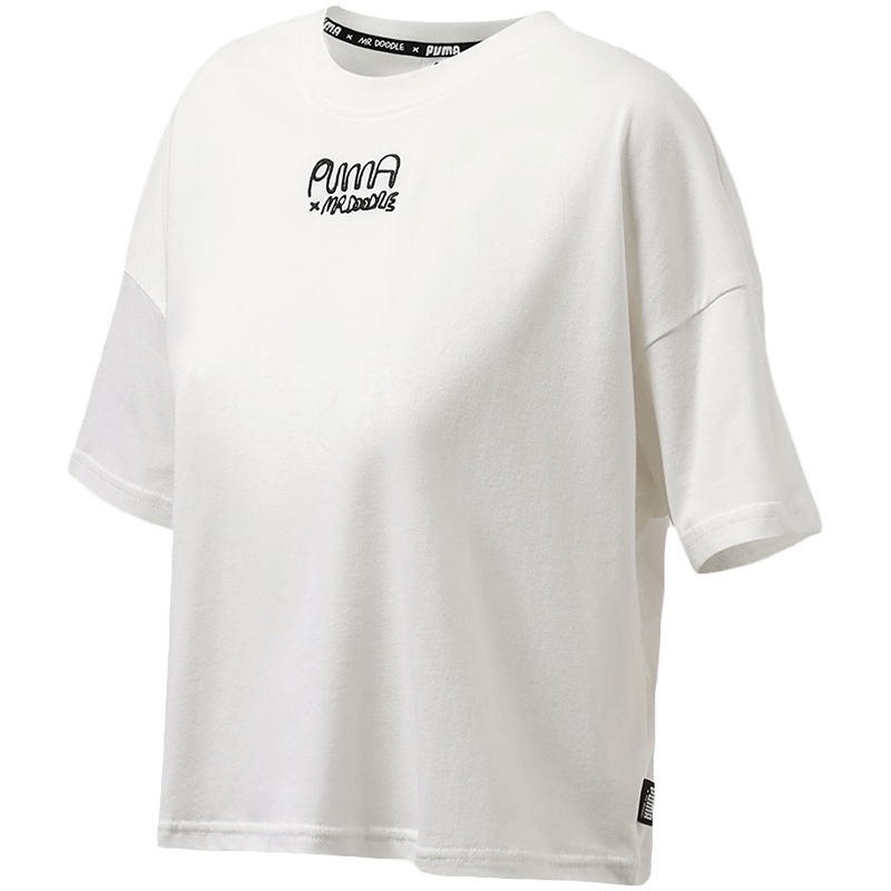 PUMA黑标女装 MR DOODLE LOOSE TEE运动服休闲短袖T恤