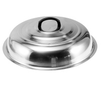 锅盖高 大铁锅盖 不锈钢 加高盖子 炒锅盖立式鼎盖高拱蒸锅68 直径44cm