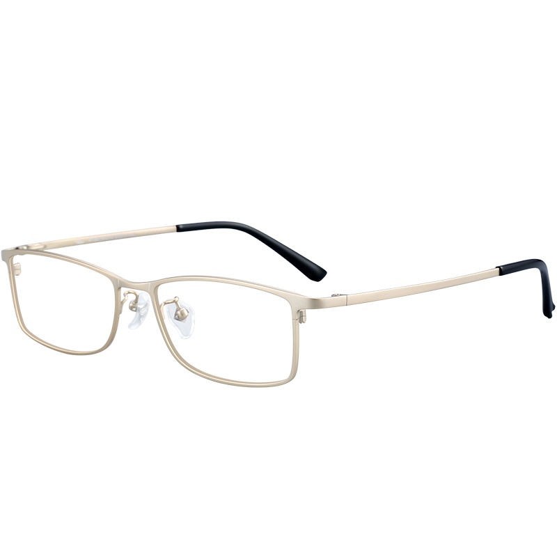 普莱斯(pulais)纯钛近视眼镜框女全框商务平光护目镜架 可配防蓝光眼镜近视镜辐射变色镜片 501N 单镜架无度数