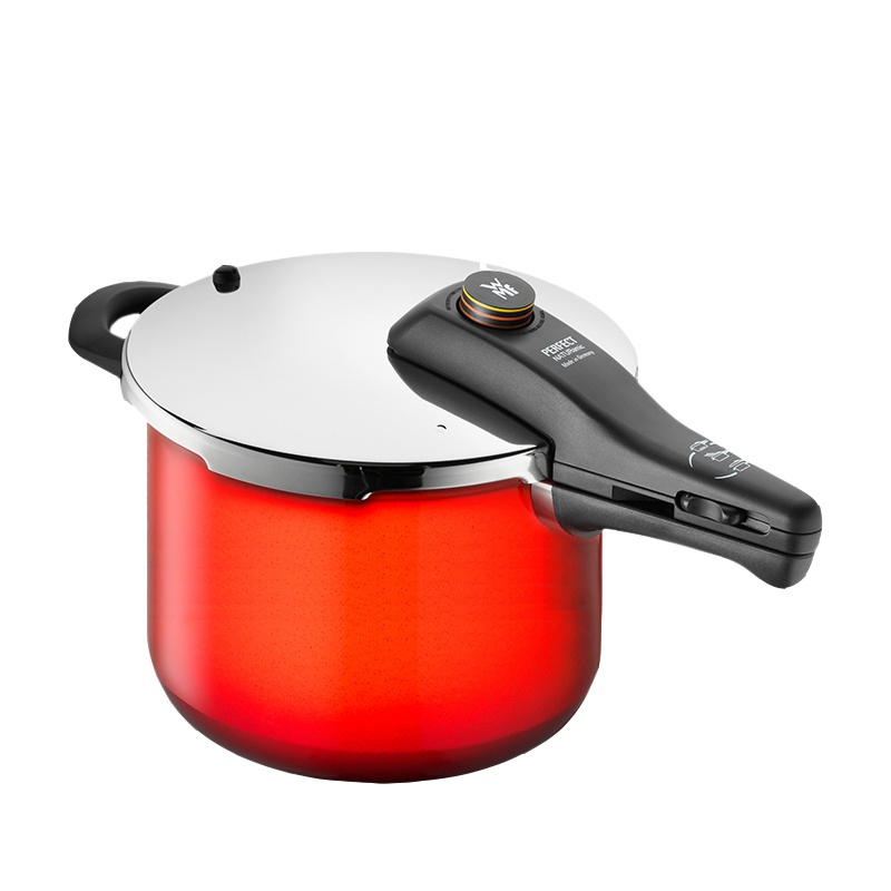福腾宝(WMF)奈彩米快易锅6.5L (红色)德国原装进口不锈钢高压锅压力锅陶瓷钢煤气灶电磁炉通用锅具直径22cm