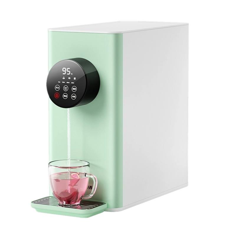 德国德克西WS-10 即热净水器家用直饮加热一体机反渗透饮水机RO膜台上式 小型饮水机直饮机 免安装 绿色款 (含滤芯)