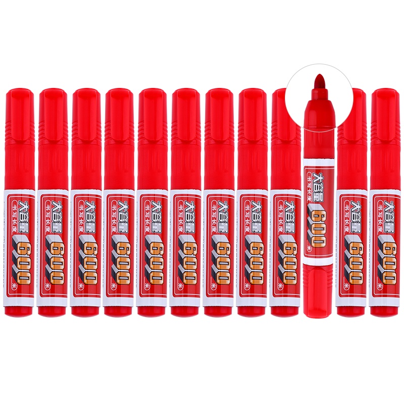 宝克（BAOKE）MP270 粗头油性速干记号笔大头笔 12支/盒（单位：件）