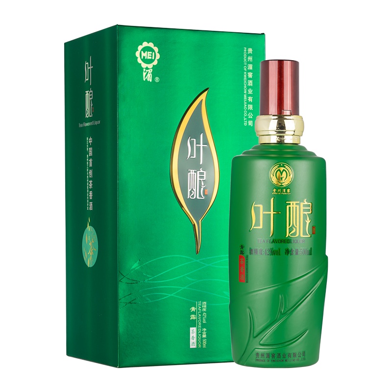 贵州湄窖 42度 叶酿 茶香型 白酒 送礼 礼盒 500ml