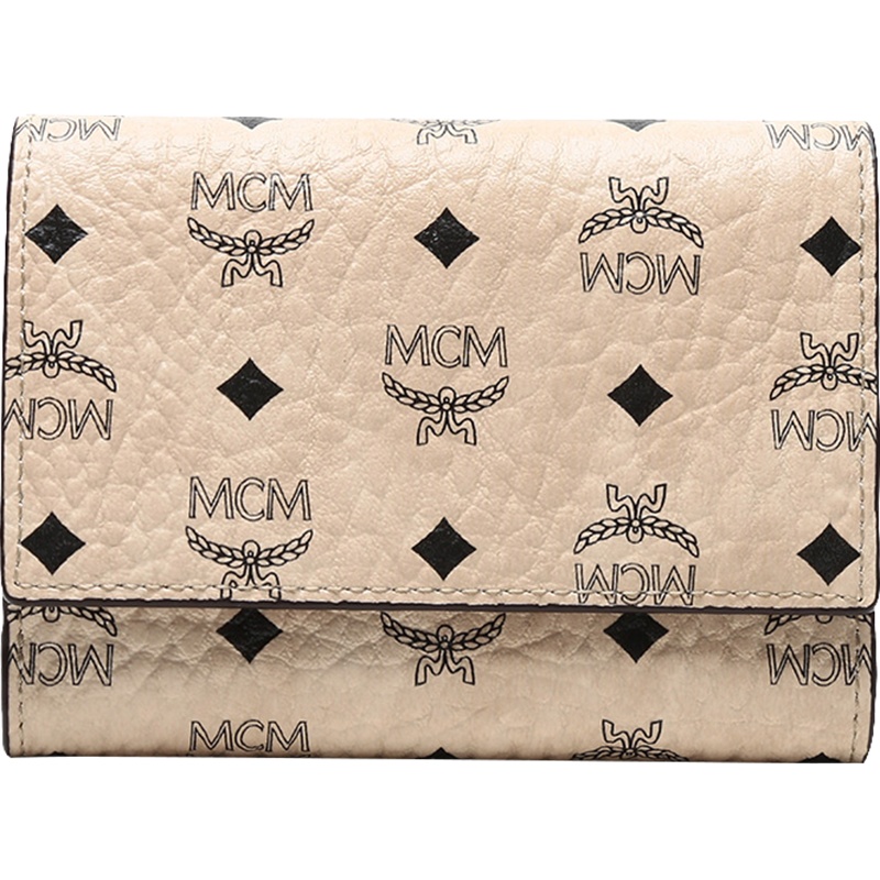 MCM 女士Original Visetos系列涂层帆布钱包钱夹 MYS8SVI83