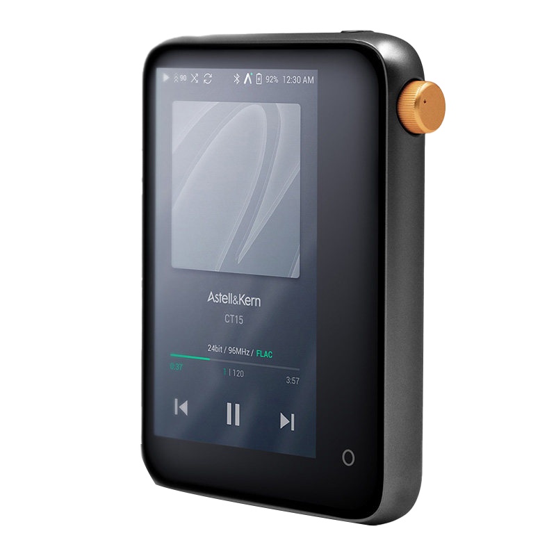 艾利和 CT15 AI智能语音HiFi播放器无损音乐便携式发烧mp3播放器灰色