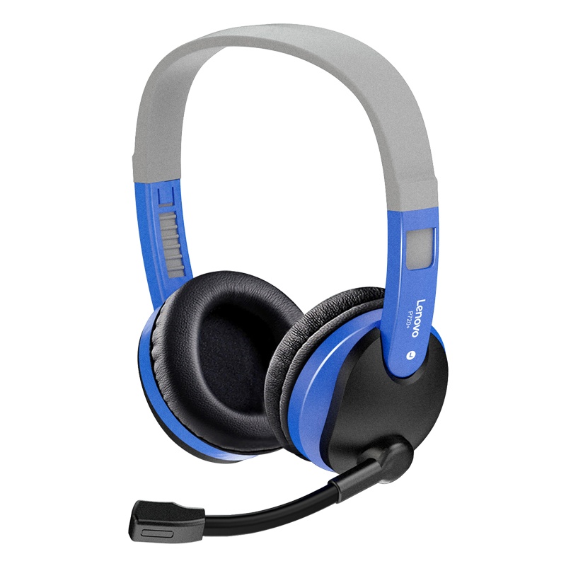 联想(Lenovo) P720+ 耳机头戴式 游戏耳机 电脑耳机 耳麦 吃鸡耳机 绝地求生耳机 办公娱乐线控 蓝黑