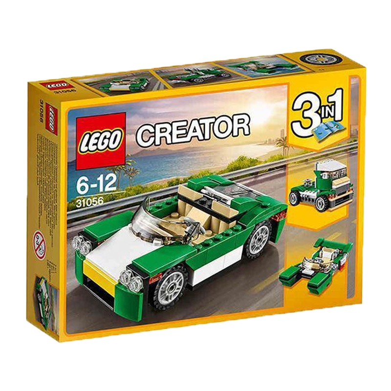 乐高(LEGO)Creator 创意百变 绿色敞篷车 31056 塑料积木玩具122颗 6-12岁