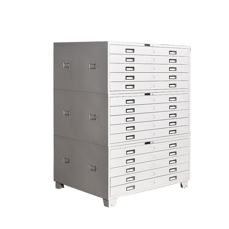 东港家具 工程资料图纸柜0灰白色底图柜 菲林柜 抽屉柜 图纸收纳柜 文件柜 可定制