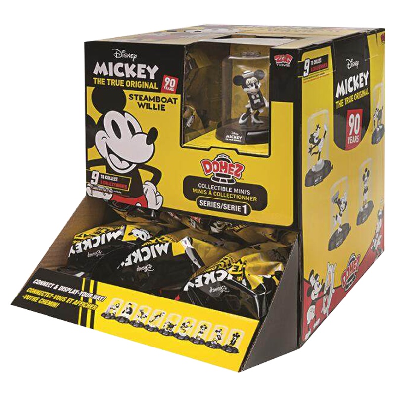 DOMEZ迪士尼-米奇老鼠90周年纪念系列盲盒盲袋生日礼物玩具手办玩偶摆件(单只装 随机发货 整盒请拍18个)