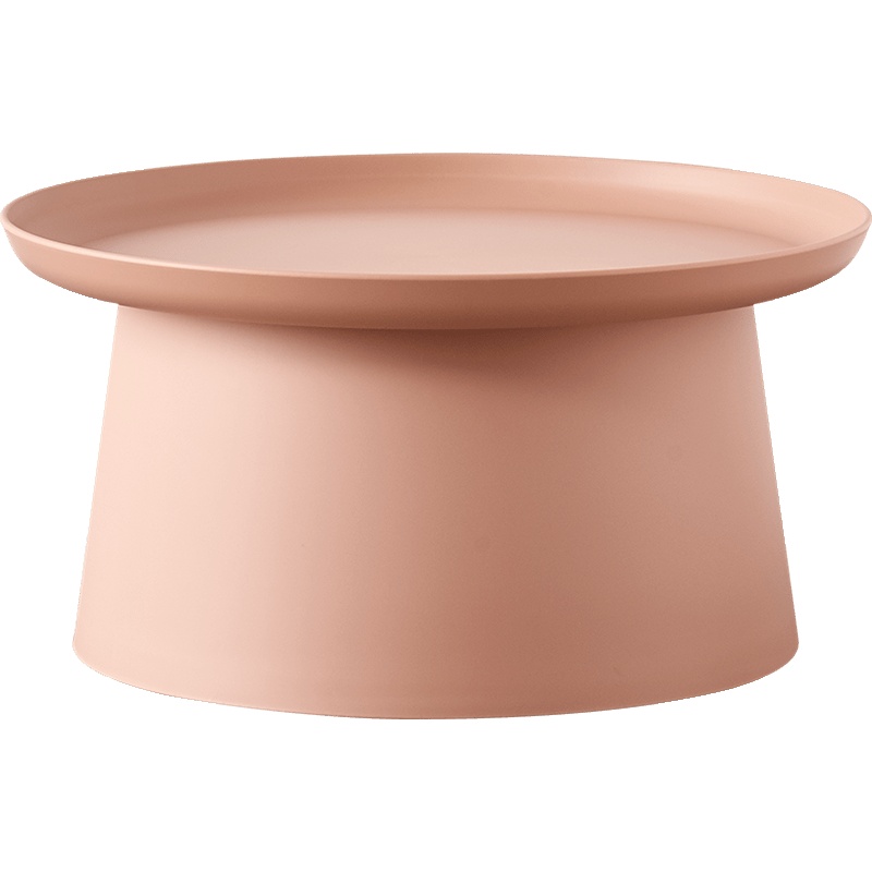 法耐(FANAI)INS风北欧小户型茶几简约家用圆形小茶台阳台组合塑料客厅