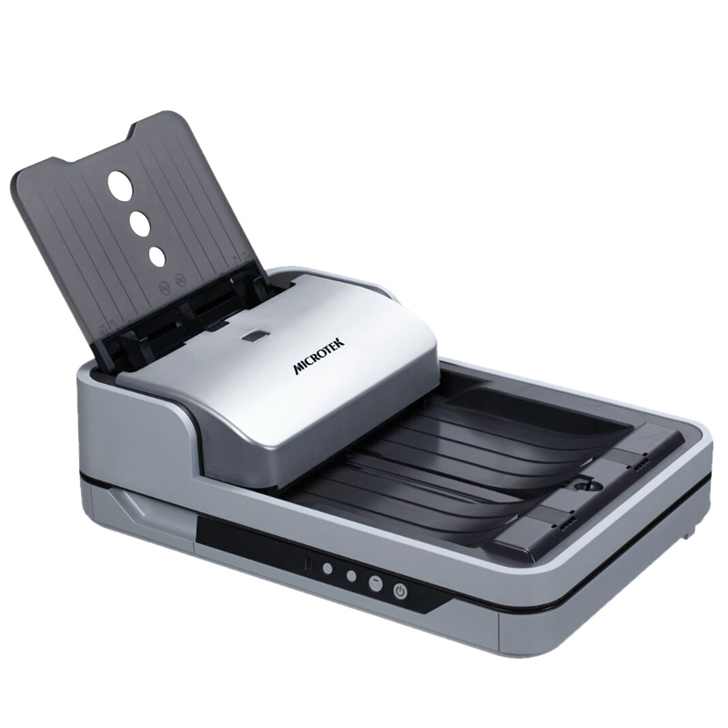 MICROTEK FileScan 3226 中晶CCD双平台高速双面扫描仪A4馈纸平板式自动进纸高清照片商用家用发票