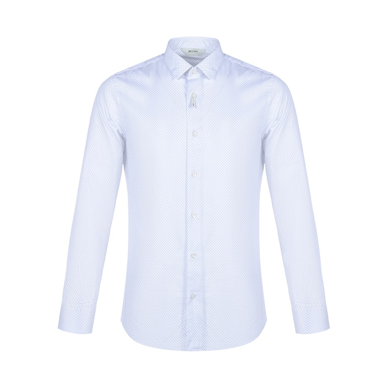 Z ZEGNA 杰尼亚 男士 棉质长袖衬衫905146 ZCSS1
