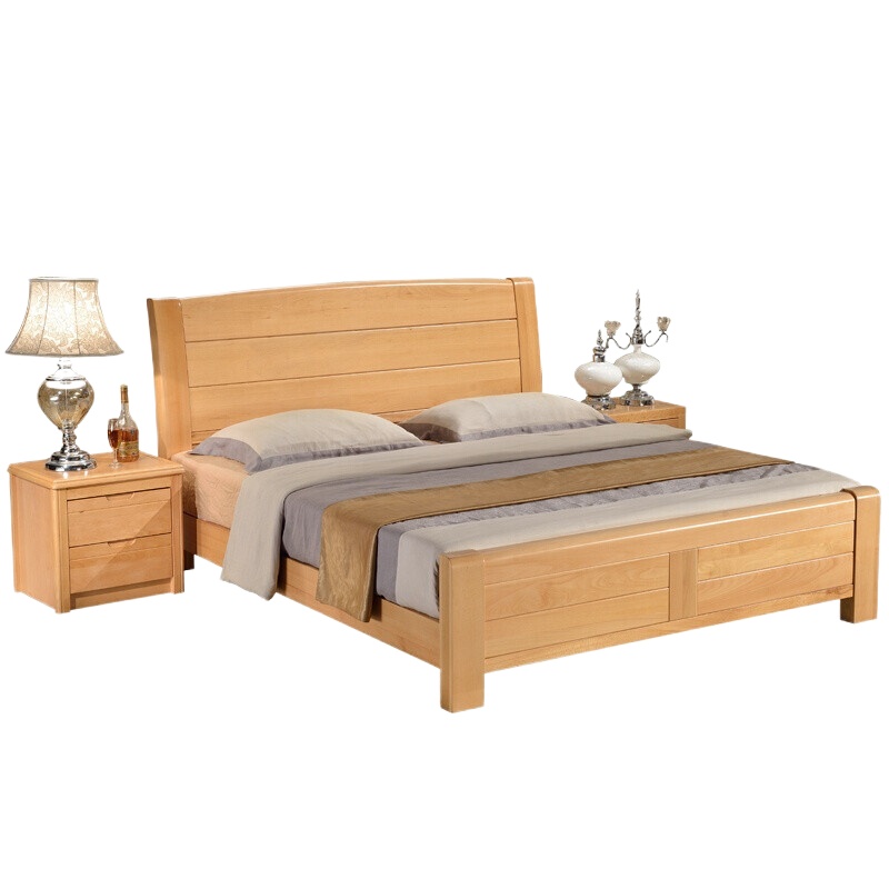 伟豪 松木单人床+棕垫80mm 1200*2000mm