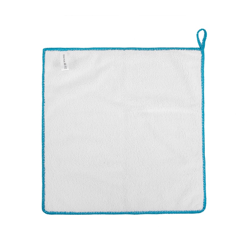 茶花毛巾抹布厨房家用不易沾油吸水擦桌擦手布挂式懒人清洁擦手巾[强力吸水抹布3包9片]