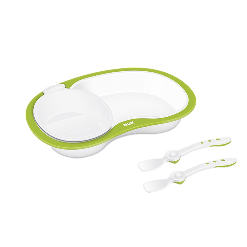 NUK可分离式多功能餐具套(颜色随机)