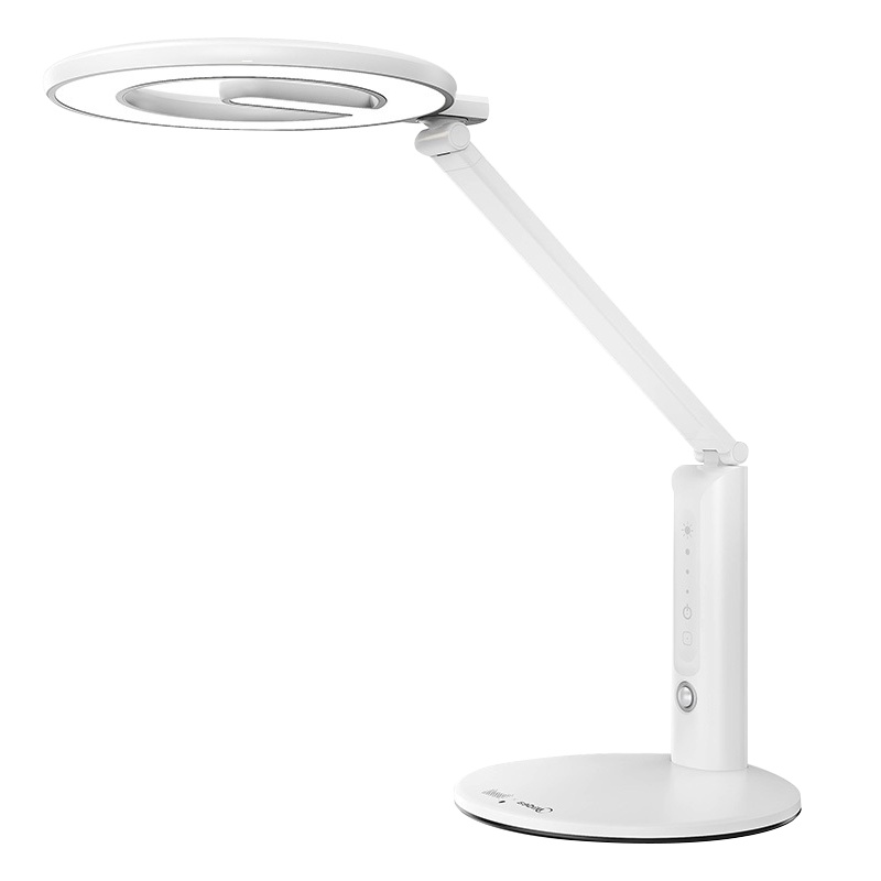 美的(Midea)护眼台灯智能环形LED台灯宿舍卧室床头学生护眼灯具10W以上自然光(3300-5000K)