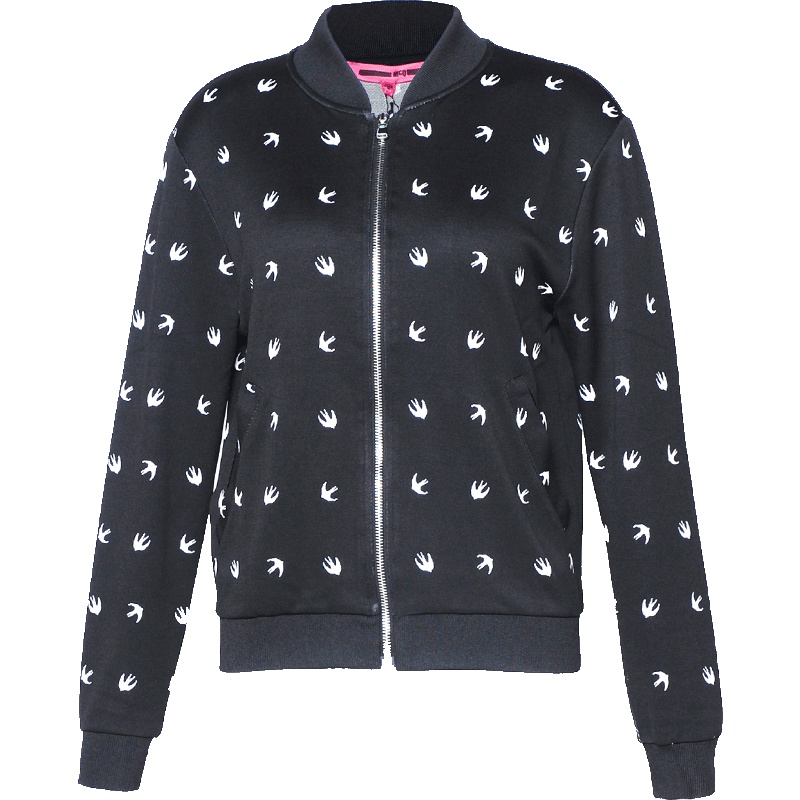 MCQ/麦蔻 亚历山大麦昆副线 燕子刺绣 女款拉链夹克短款外套