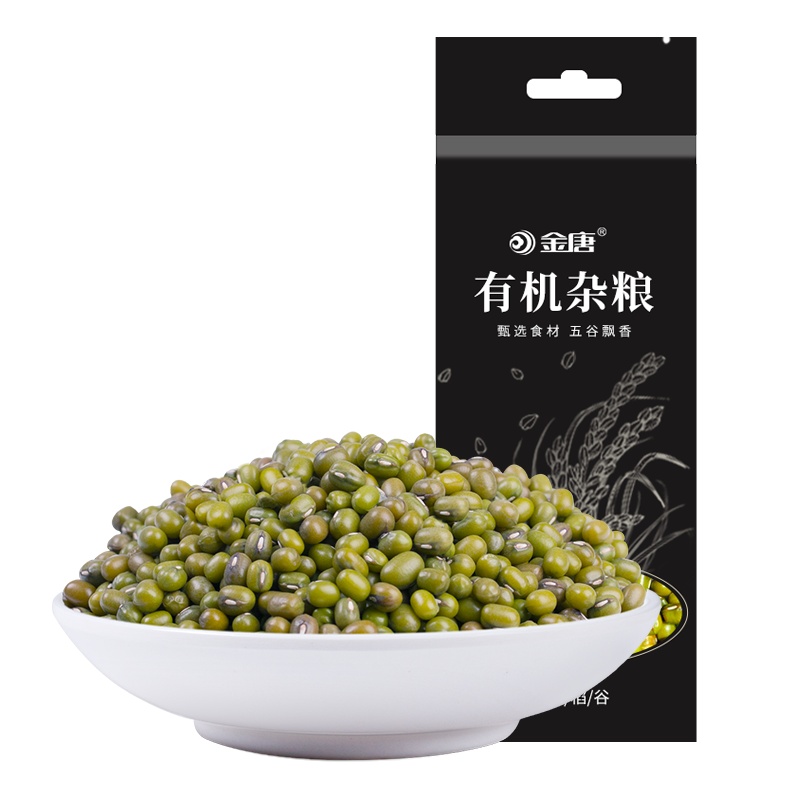 金唐(KTANG) 有机绿豆500g 五谷杂粮 绿豆汤 粗粮粥 杂粮粥