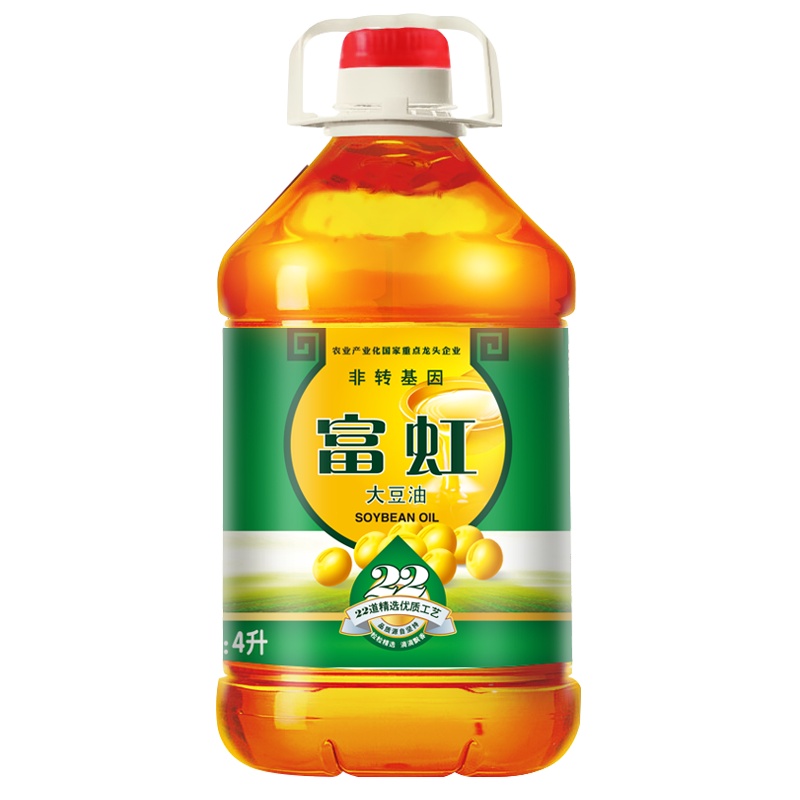 富虹油品4L非转基因三级大豆油（48小时发货）