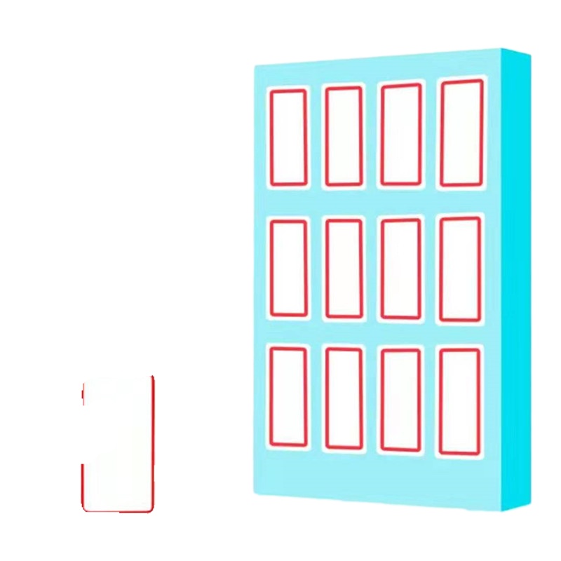 得力H 自粘性标贴 口取纸标签纸 不干胶标签贴 18×32mm 7184