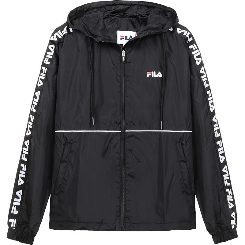 FILA 斐乐 女士 聚酰胺纤维连帽夹克外套上衣 687889